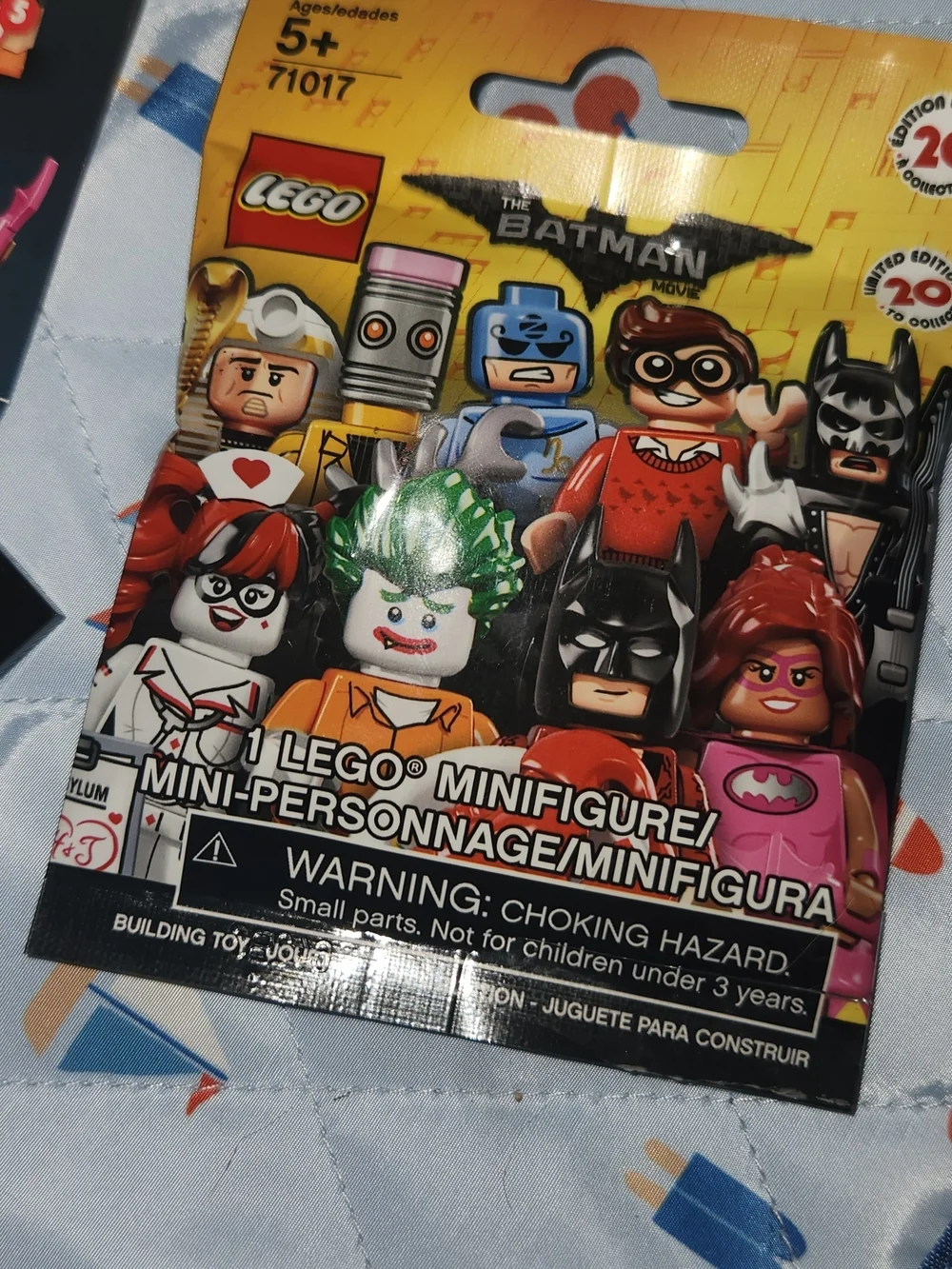 Lego Pink Batgirl Fairy Minifigure with Wand and Wings